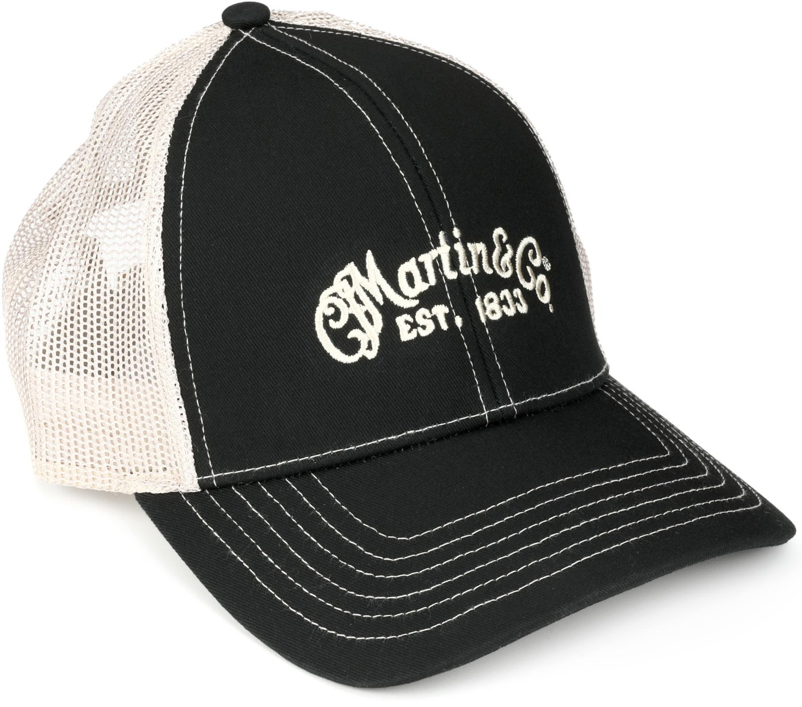 Martin Black & Tan Trucker Hat with Mesh Back