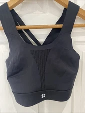 Sweaty Betty All Train High Support Sports Bra NWT Black 32A