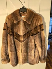 Nina Ricci Paris - Beaver Fur Coat Excellent L 12