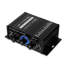 AK-270 Portable Hi-Fi Power Amplifier 12V 2 Channel Stereo Digital Audio AMP 12V