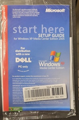 Microsoft Windows XP Media Center, Englisch , DELL gelabelt, NEU