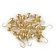 25 Pcs Tungsten Ice Fishing Jigs, More Effective Teardrop Ice Fishing Lures f...