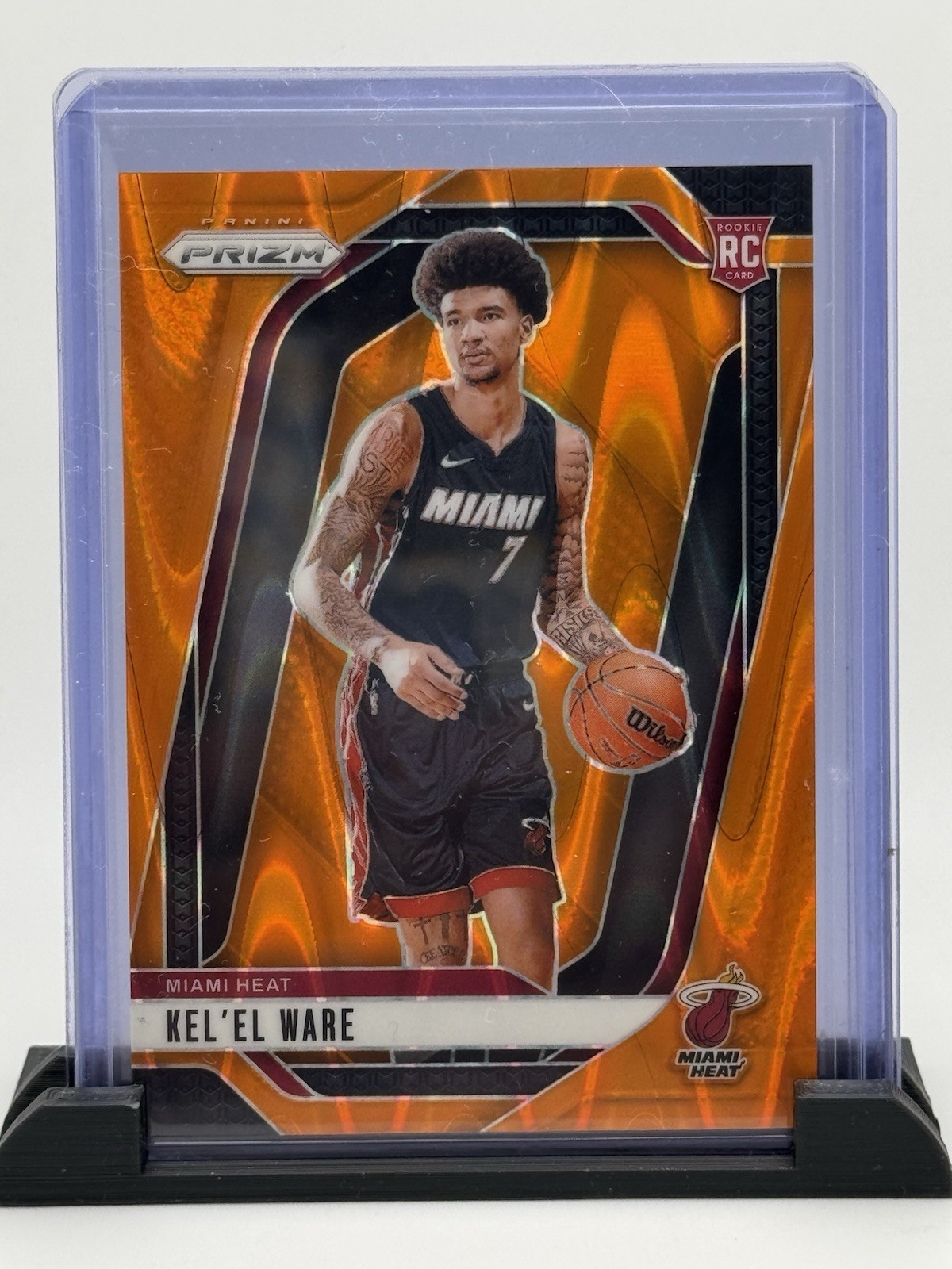 2024-25 Panini Prizm Kel’el Ware 248  Orange Seismic Prizms 69/199 🔥
