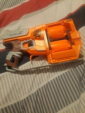 NERF Zombie Strike Flipfury Dart Blaster Pre-owned working condition W/12 Darts