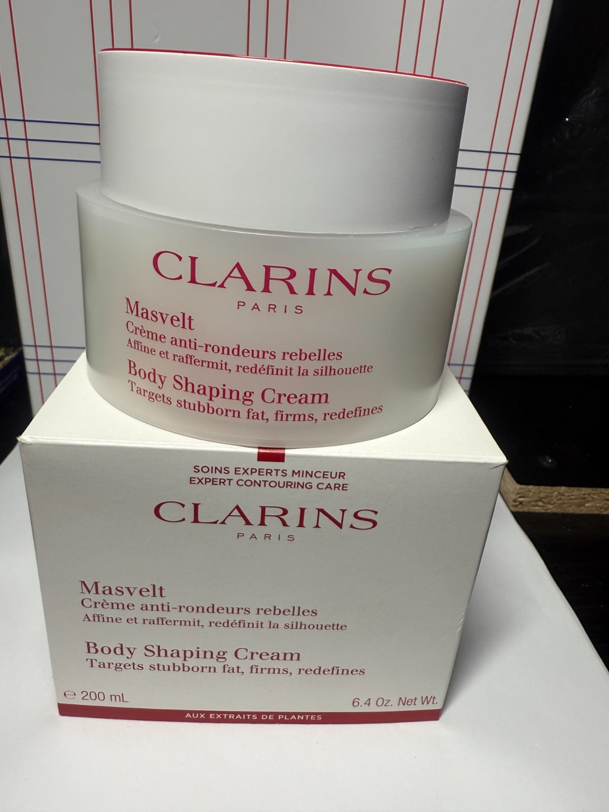 Clarins Masvelt Body Shaping Cream All Skin Types 6.4oz SEALED IN TESTER BOX