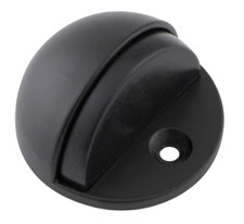 Eclipse Shielded Oval Door Stops Floor Mounted Aluminium