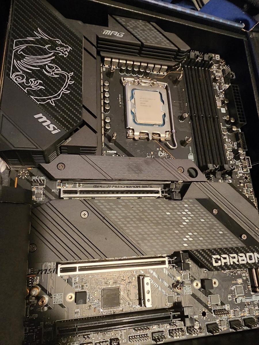 MSI MPG Z690 Carbon WiFi Motherboard, i7-12700K, DDR5 RAM, 1TB