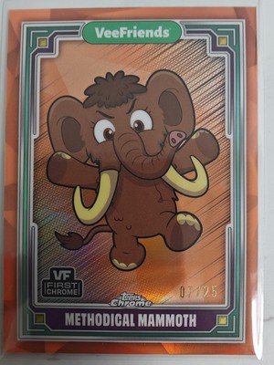 2025 Topps Chrome VeeFriends - Methodical Mammoth /25 Orange Refractor 