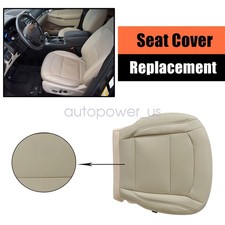 For 2016 To 2019 Ford Explorer Driver Bottom Replacement Leather Seat Cover Tan For 2016 To 2019 Ford Explorer Driver Bottom Replacement Leather Seat Cover Tan