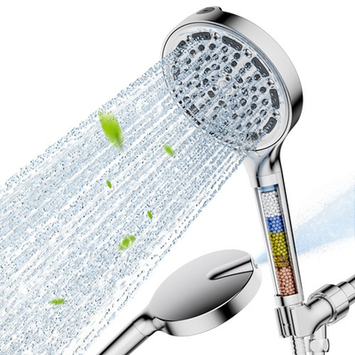 #ad #ad 6 Spray Settings High Pressure shower Head with Filter Handheld Rainfall Combo $23.75