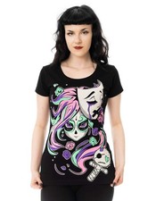 Cupcake Cult T-Shirt Silence Mask Kawaii Voodoo Pastel Goth Gothic