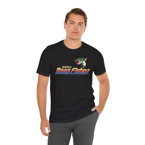 T-shirt manches courtes unisexe logo rétro Sega Bass Fishing Dreamcast années 2000 - Photo 6/109