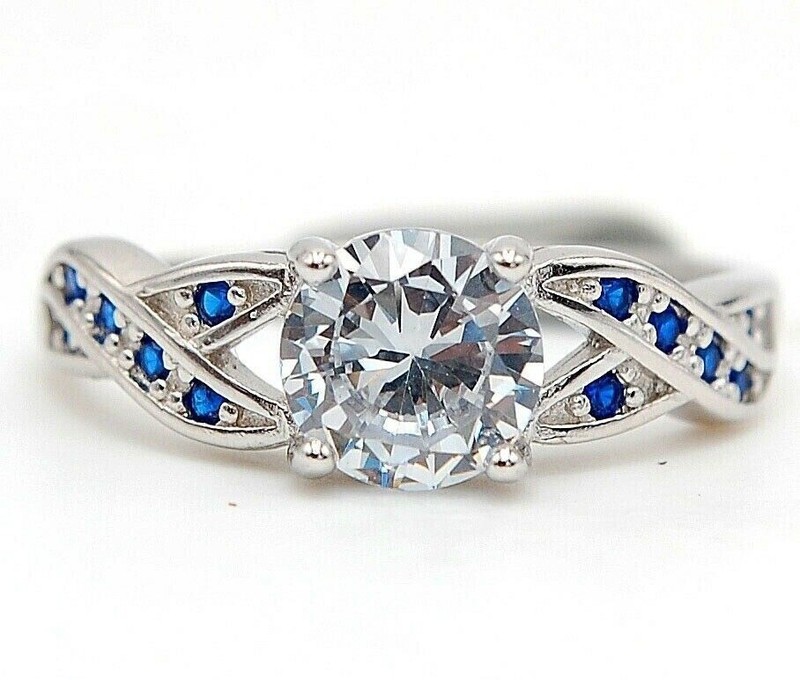 2CT Heat Treated Kyanite 925 Sterling Silver Ring Jewelry Sz 6 U3-8