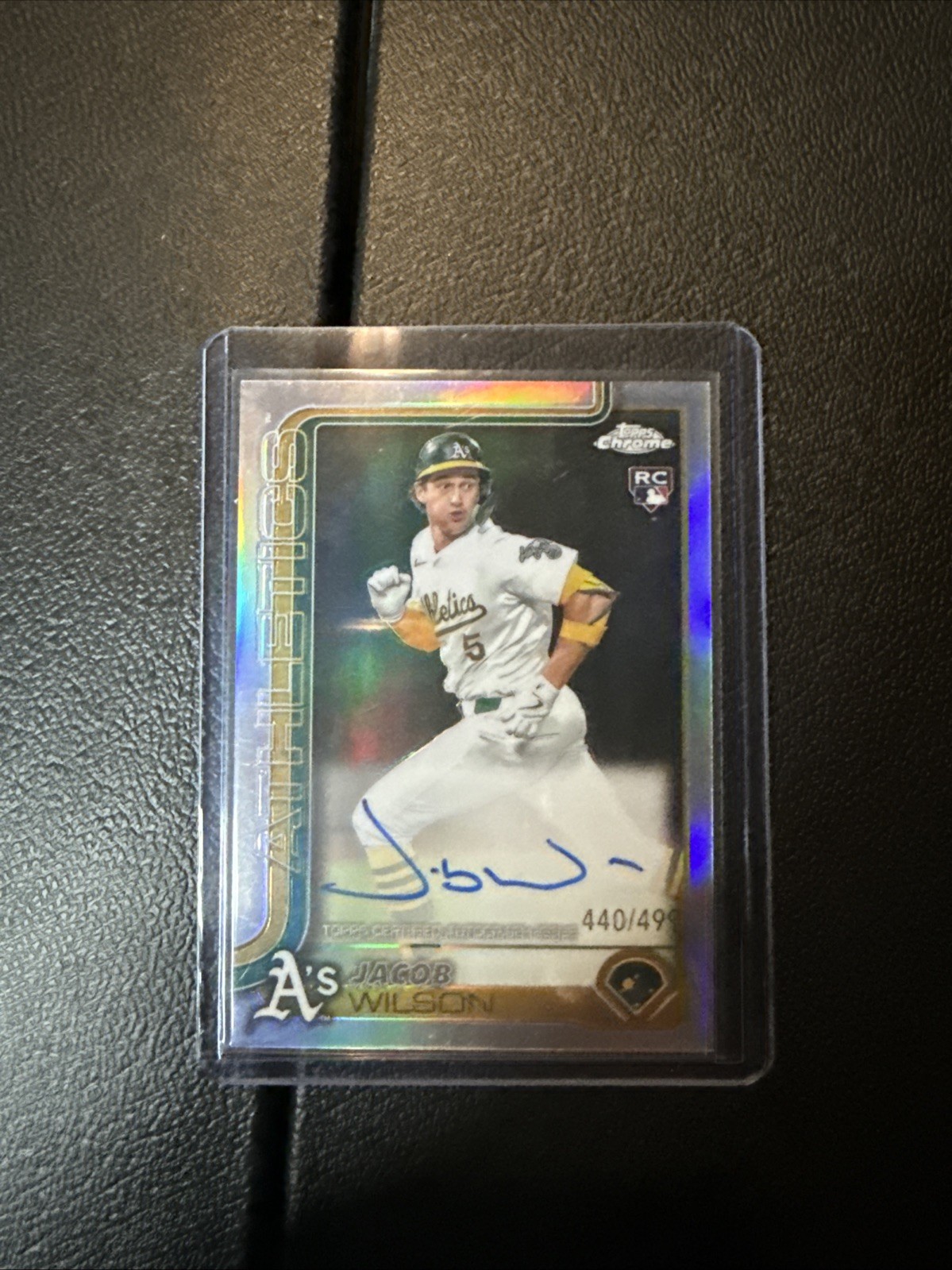 2025 Topps Chrome - Rookie Autographs Jacob Wilson #RA-JWI Refractor /499