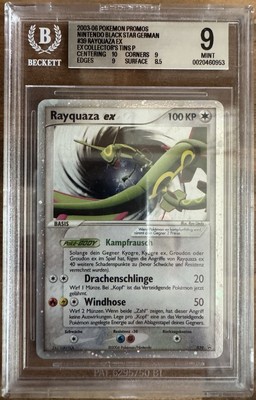 BGS9 Rayquaza ex 39  Black Star Promos Deutsch 2006 Holo / Perfect swirl