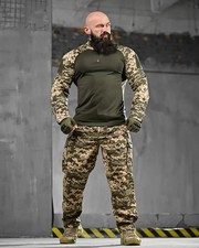 Pantaloni tuta tattica Pixel Ubax, uniforme militare mimetica primavera-estat...