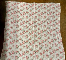 Mud Pie Muslin Cotton Baby Swaddle Blanket Floral Rose Flower Print 45  x45  Girl
