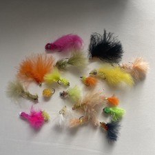 20 Fly Fishing Lures Flies  Mixed Trout STOCK CLEARANCE