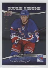 2015-16 Upper Deck Contours Rookie Resume 288/399 Oscar Lindberg #RR-2 f0v
