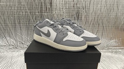Jordan 1 Low (GS) Stealth/White-Sail 553560-053, Size-5Y