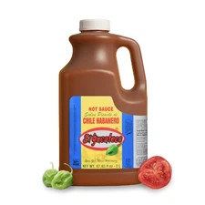 El Yucateco Red Habanero Hot Sauce - 68 oz. - Half Gallon | Authentic Mexican...
