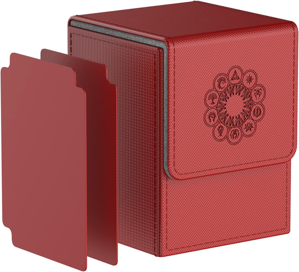 Pulchra Sammelkarten Box Mit 2 TrennfäCher FüR 100+ Karten, Deck Box - Karten Ha-image