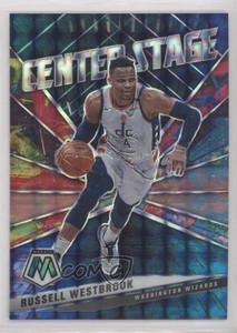 2020-21 Panini Mosaic Center Stage Russell Westbrook #2