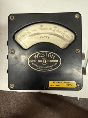 Vintage Weston Model 432 Watts