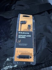 NEW Skullcandy Jib Wired Earbuds Microphone Remote Black 3.5mm Android Phones