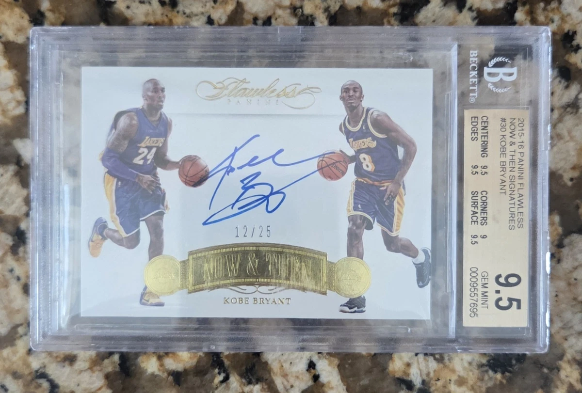 Kobe Bryant Grade 9.5 Basketball Autographed Sports Trading Cards