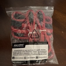 Aleratec SATA Female to SATA Female 1:1 Flat Data Cable 50cm Red/Black