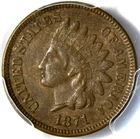 🟤🥶🤎💃🇺🇸😍PCGS AU55 1871 INDIAN HEAD CENT