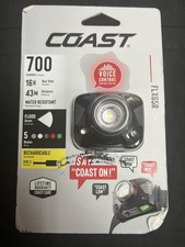 Coast FLX65R 700 Lumen Bilingual Voice Control Rechargeable LED Headlamp