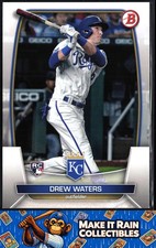 Drew Waters 2023 Bowman #5 Kansas City Royals Rookie RC