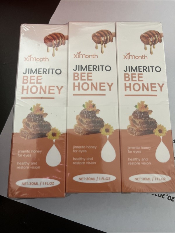 Jimerito Honey for Eyes, Eye Drops Jimerito Bee Honey for Eyes 3 bottles