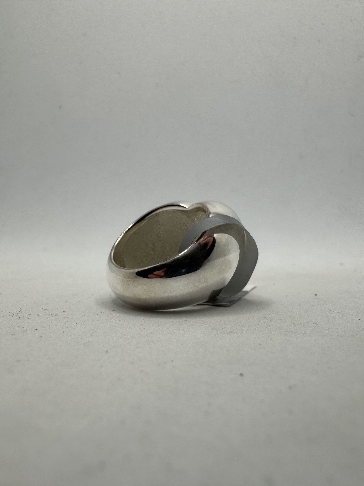 ::925 SILVER RING WITH HEART SOLID °SIZE 52° JEWE… - image 4