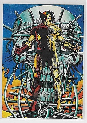 1992 Wolverine from then till now Series 2 Marvel Card #7 Logan