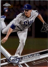 2017 Topps Chrome #77 Jose De Leon RC - BB