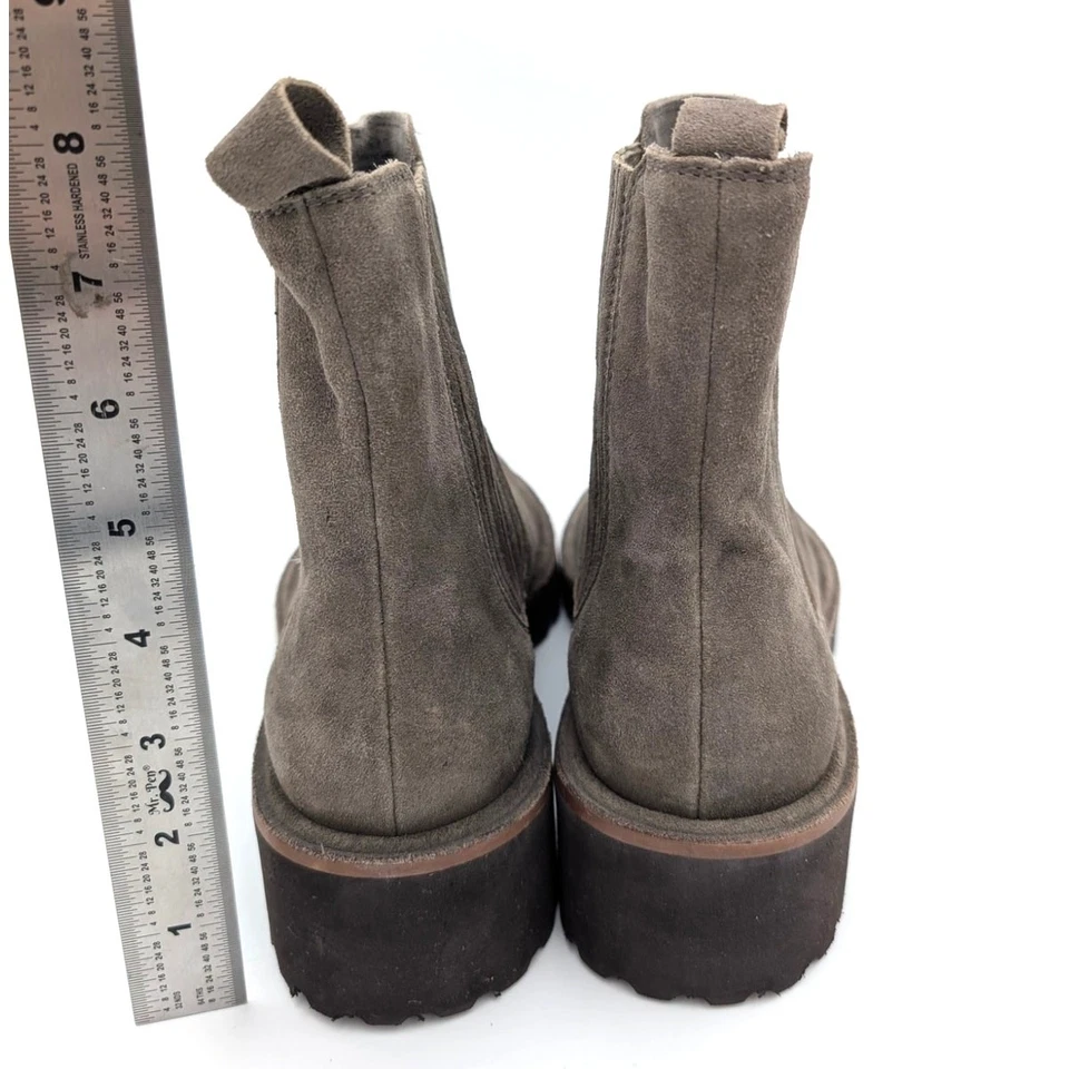 Botas Chelsea Seychelles Anacardo Punta Redonda Para Mujer Gamuza Taupe Talla US6.5 EU37 Foto 4 de 4