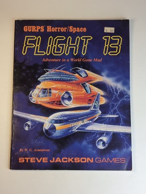 GURPS Horror/Space- FLIGHT 13 - 1989 Steve Jackson Games