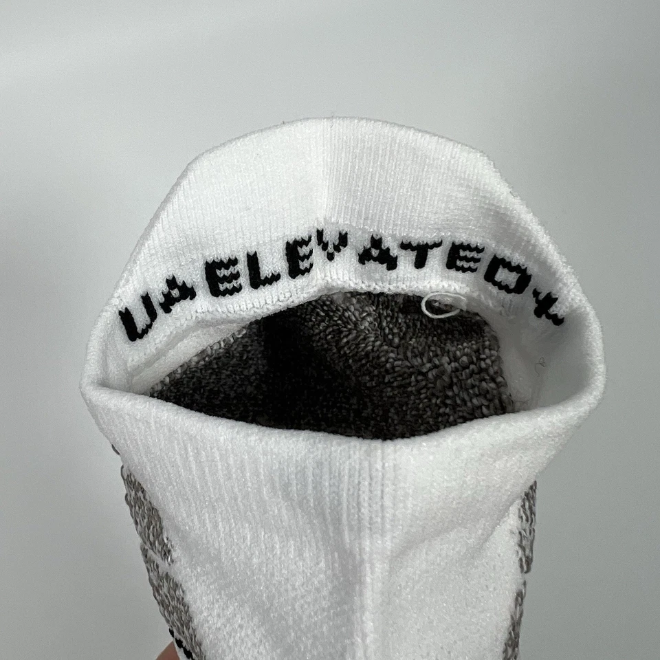 Calcetines Under Armour UA Elevated+ Acolchados No Show Tab (Paquete de 3) Para hombres 8-12 NUEVO Foto 3 de 4