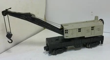 Vintage Postwar Lionel 6560 Gray Bucyrus Erie Operating Crane Car