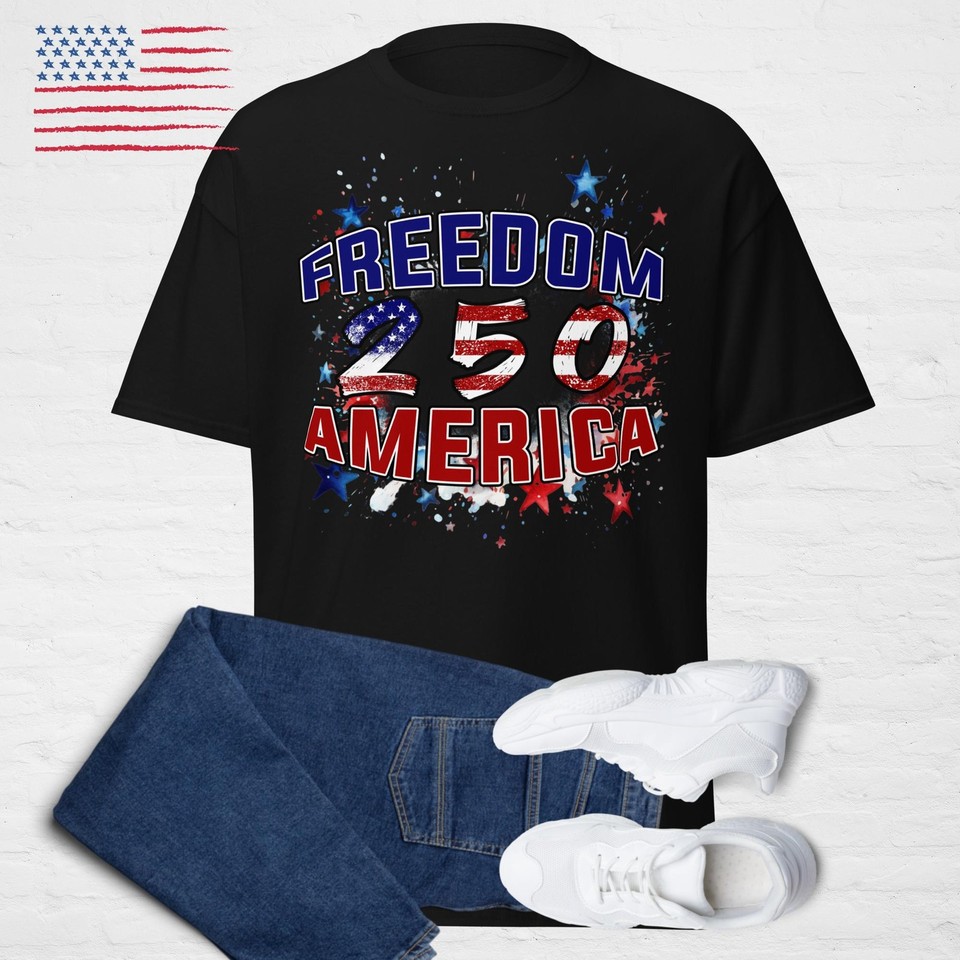FREEDOM 250 shirt, Happy Birthday America, Trump MAGA USA 250th ...