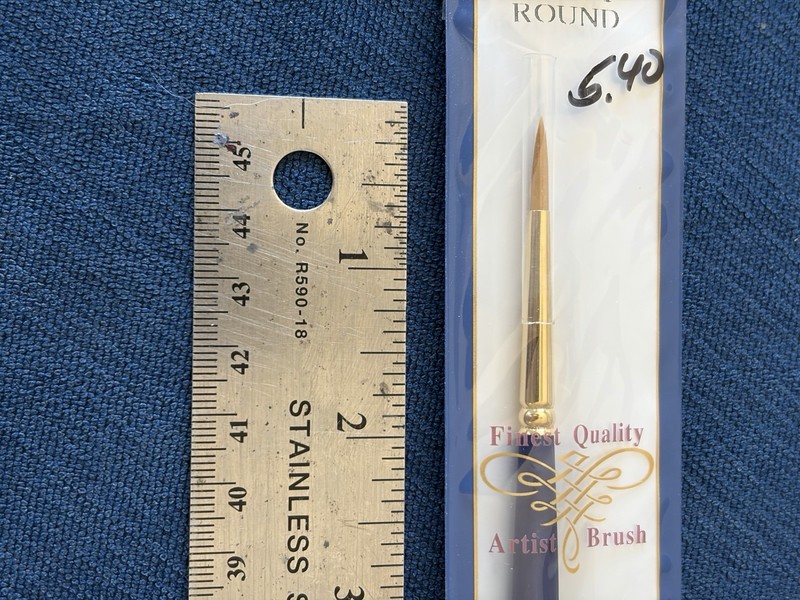 Jo Sonja's Paint Brush Sure Touch Comma Stroke Synthetic Round Sz 4 series 1350