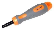 Lyman Reloading Primer Pocket Cleaner w/Wooden Handle Large 7777790