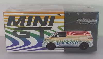 TSM MINI GT VOLKSWAGEN ID. BUZZ PROTOTYPE "RAINBOW" SCALE 1:64 #899