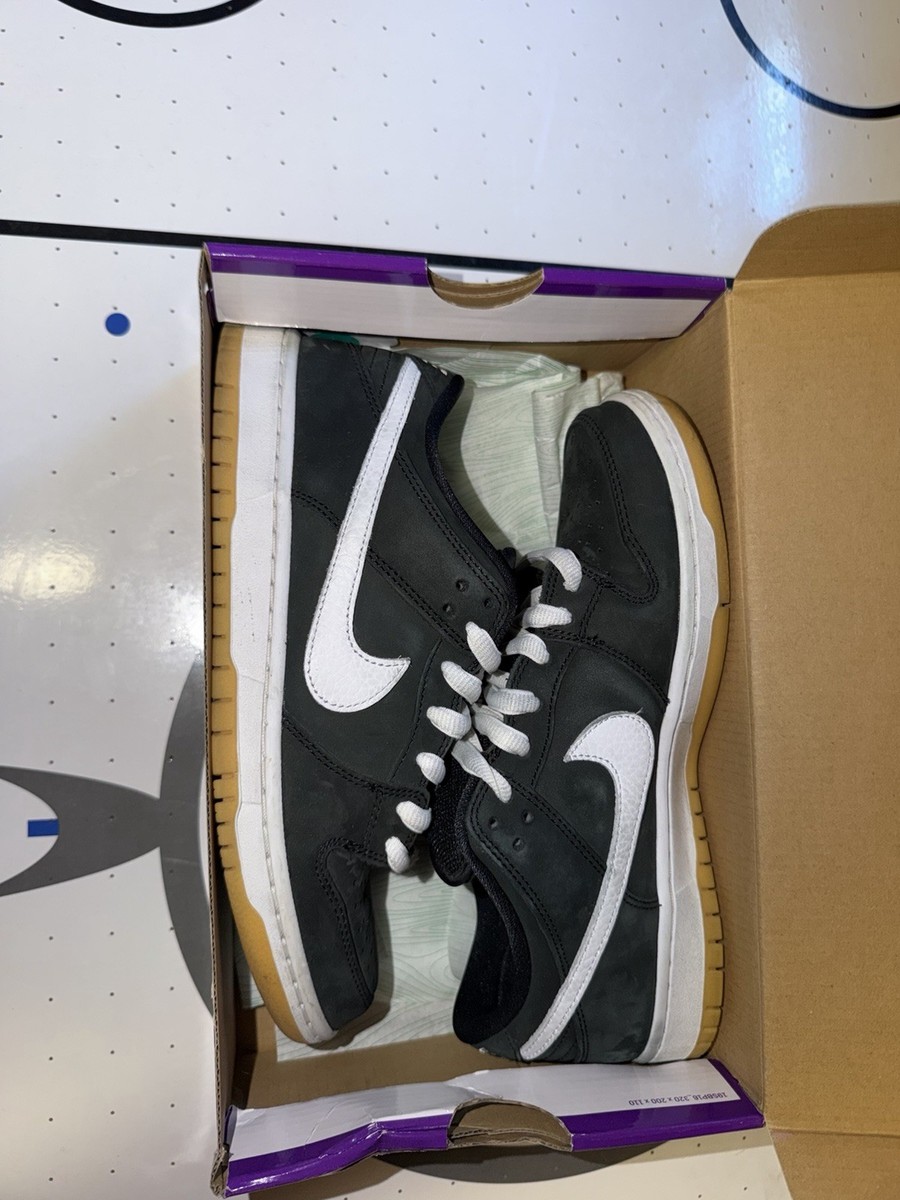 Nike SB Dunk Low Pro SB Black/White Gum Size 9 CD2563-006