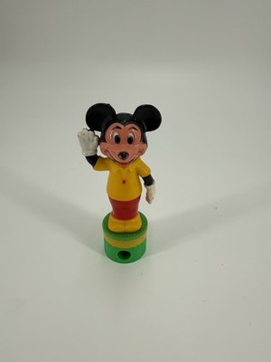 Vintage plastic Mickey Mouse pencil sharpener by Bullyland. OC6