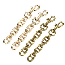 4.7IN Purse Extender Chain 4PCS Bag Extender Chain Light Gold/Gold Tone 