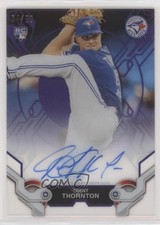 2019 Topps High Tek High Tek Auto Purple 74/99 Trent Thornton #HTA-TTH Auto 4m4